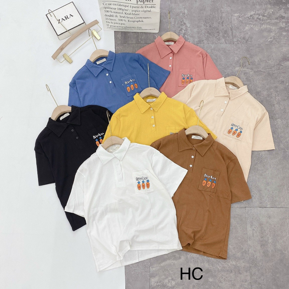 Cắt Mã - Áo Cotton Cổ Đức Hình Carot P3/K7