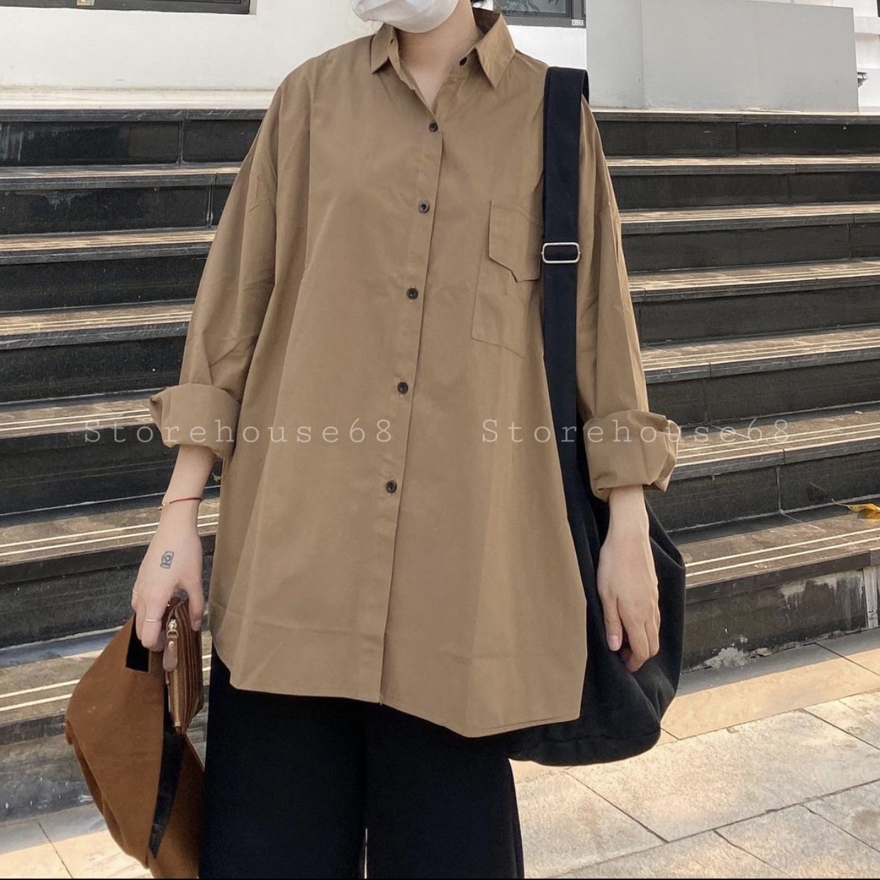 Cắt Mã -  Sơ Mi Dài Tay Túi Nắp A033 - P1/K12