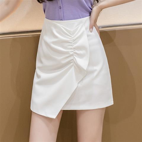 Chân Váy Dáng Chữ A Vạt  Bèo Trước Cách Điệu CV042 -P1/K2
