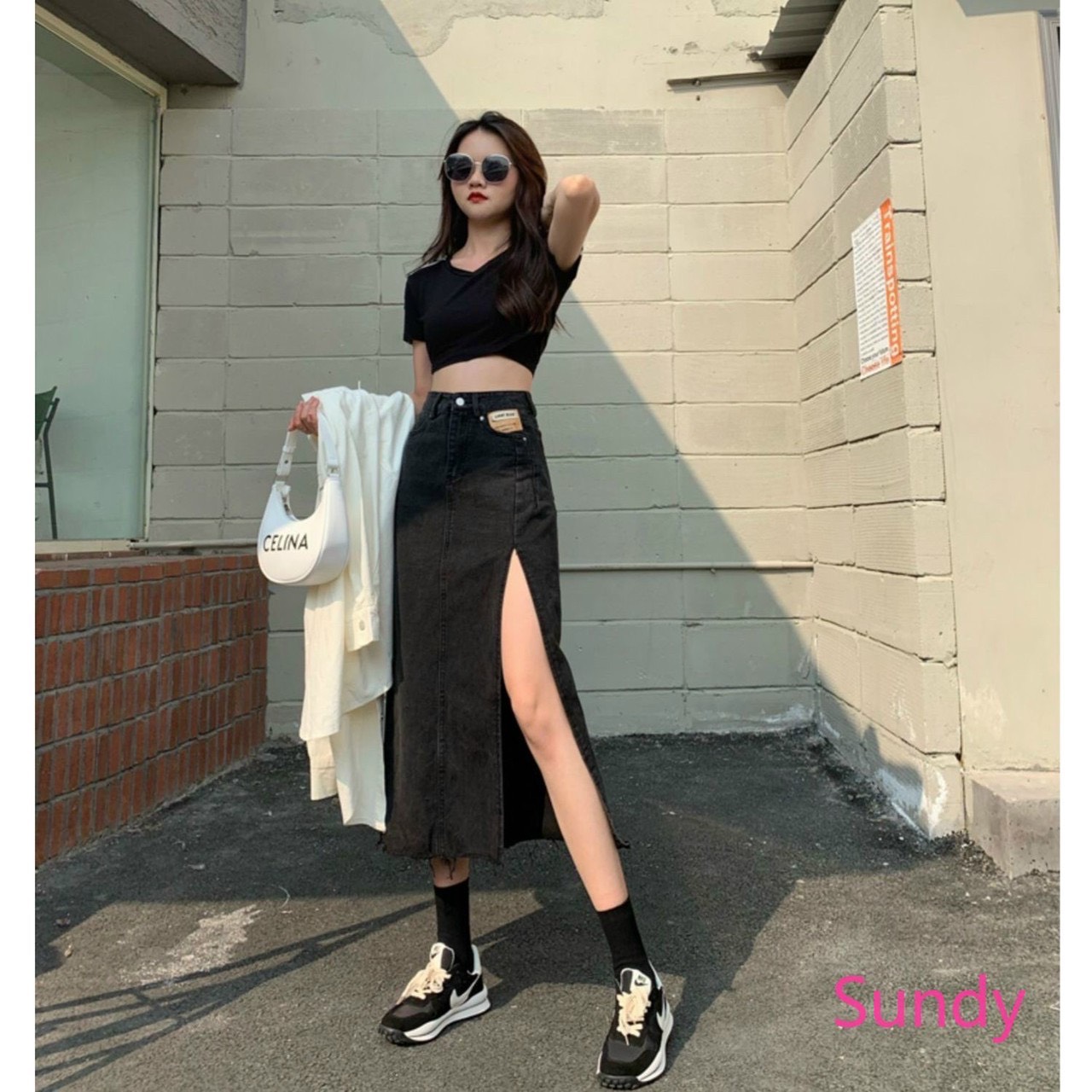 Chân Váy Jean Xẻ - P0/K24+25