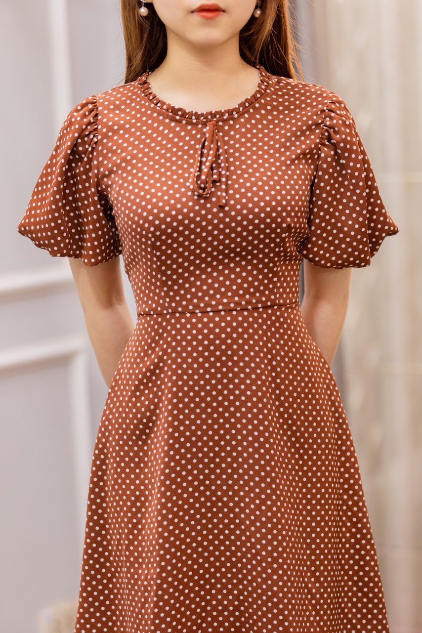 Cắt Mã - Váy Chấm Bi Tay Bồng - P0/K16