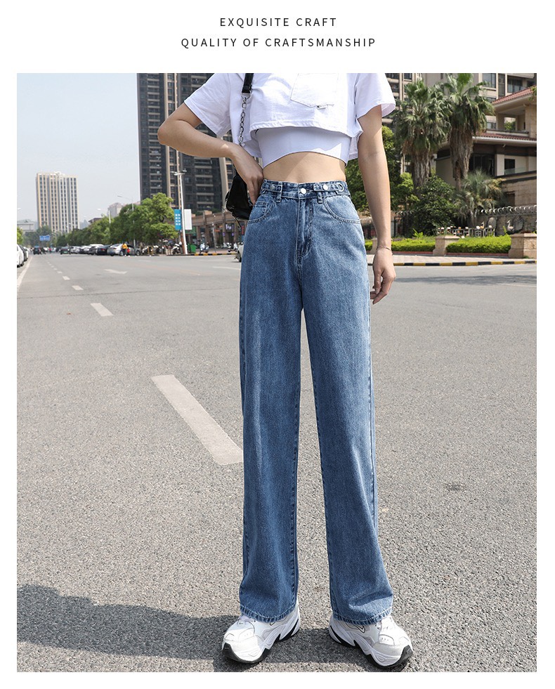 Quần Jean Suông Đai Tròn Q9003 9005 - P0/K36-37