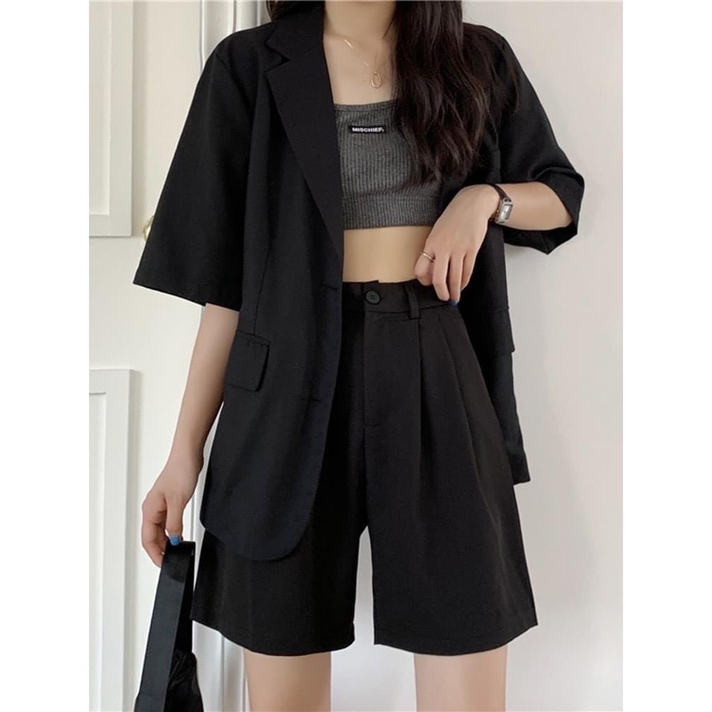 Áo Khoác Cổ Vest 2 Túi Giả - P3/K3 Aoblazercoctay106