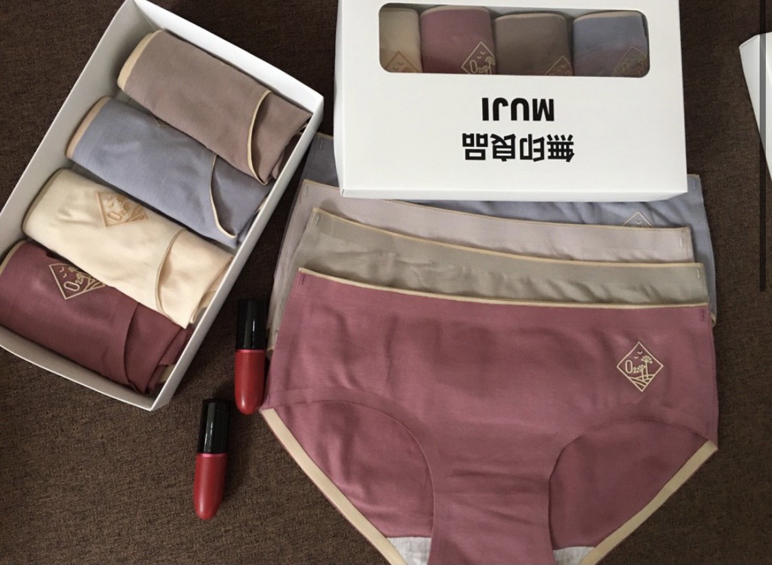 Quần Lót cotton loại đẹp Hộp 4 chiếc  P0/K18