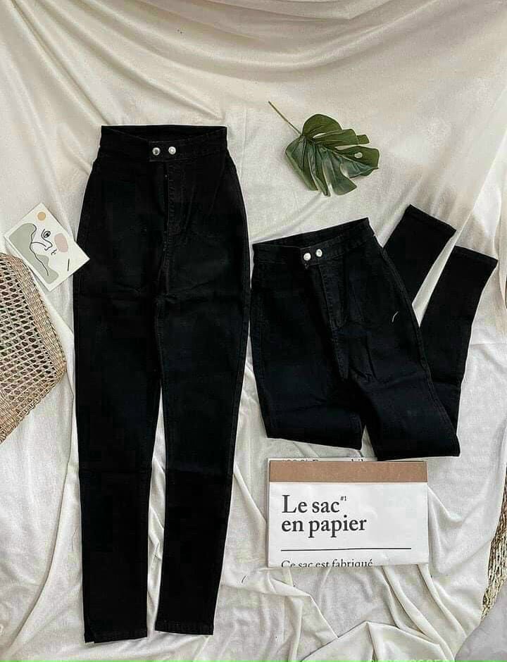 Quần Jean Ôm 2 Cúc Không Túi Trước Jeanskinny110 - P0/K6