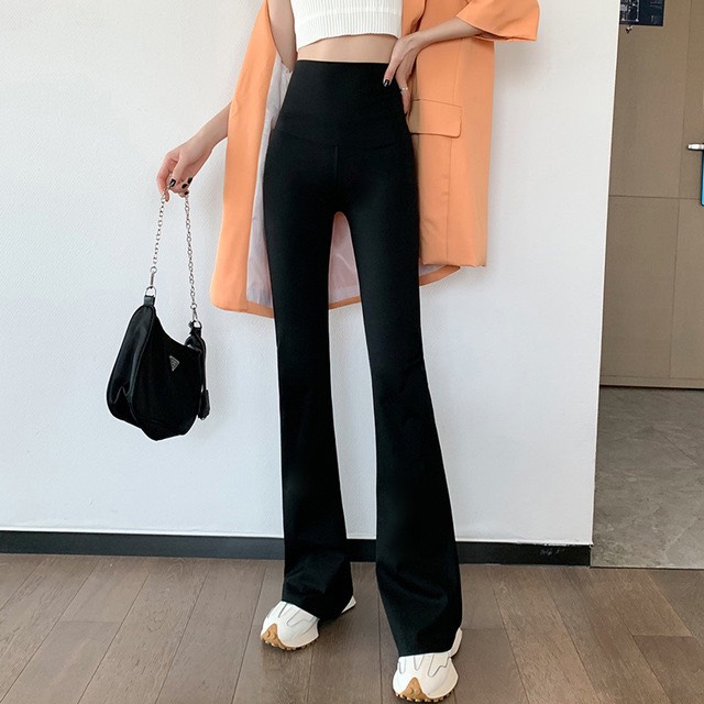 Quần Ống Loe Vải Thun Co Giãn Q881