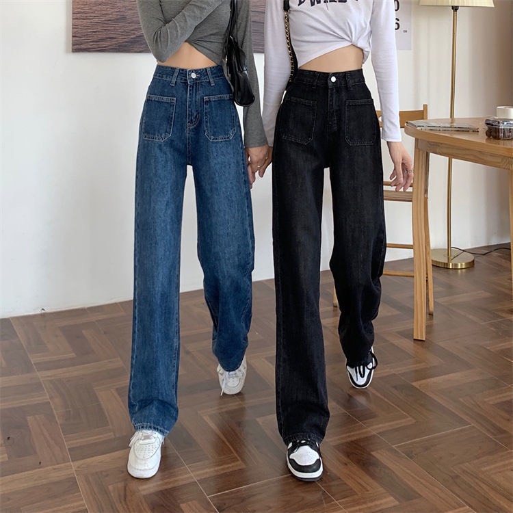 Quần Jean Ống Suông Hai Túi Trước p2/k5