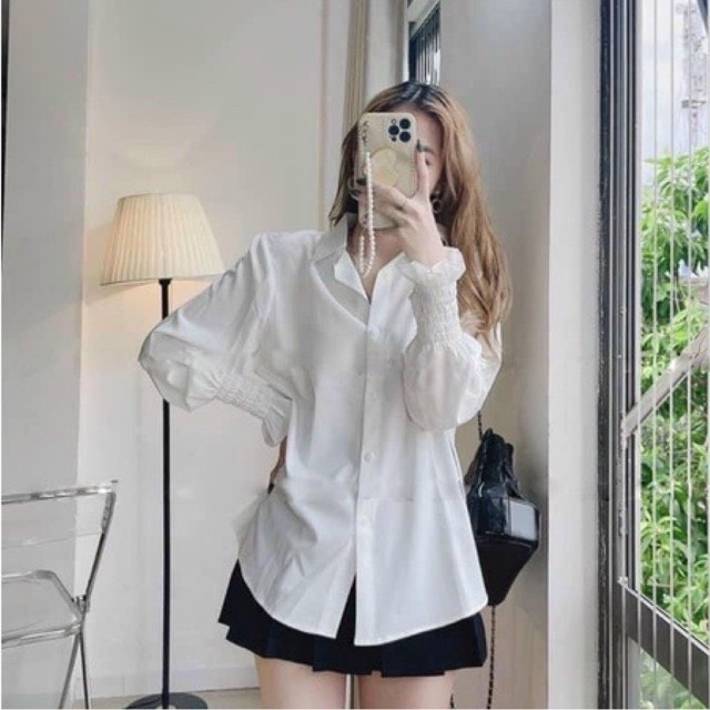 Áo Sơ mi Dài Tay tay nhúm A221 P0/K11