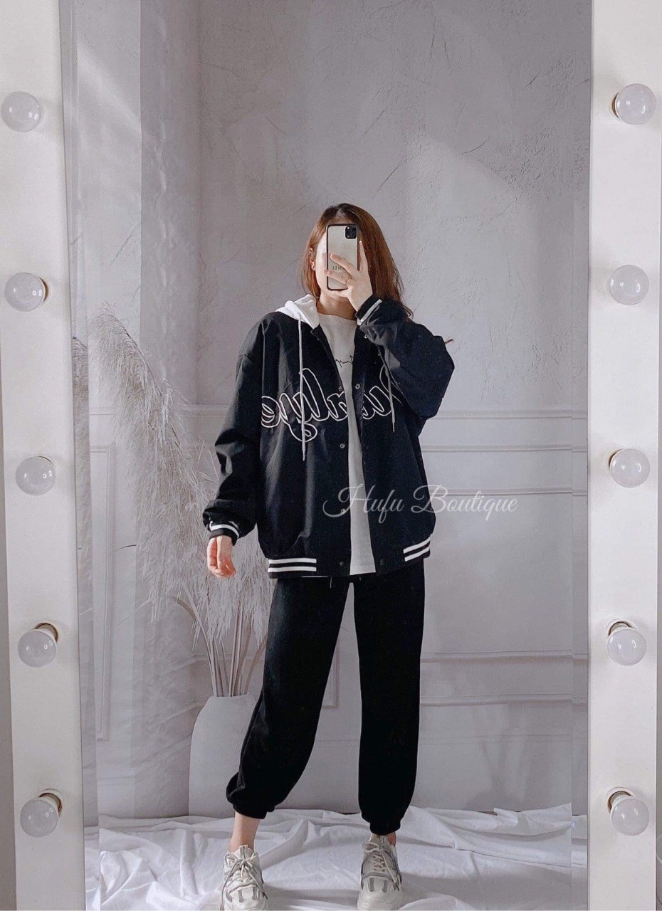 Cắt Mã - Áo Bomber Có Mũ 519 P1/K4