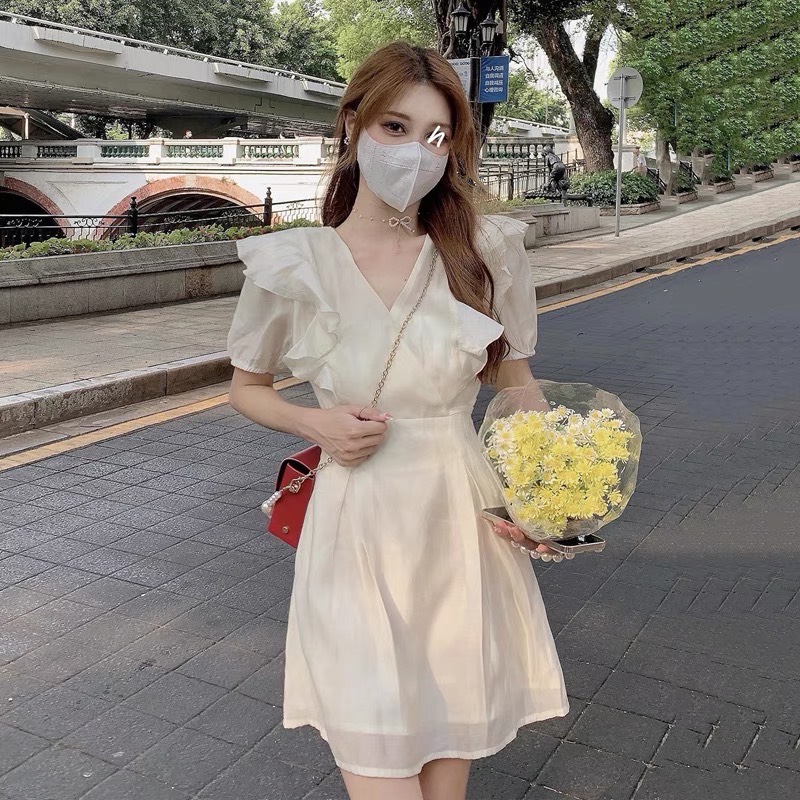 Váy Tơ Bèo Tiểu Thư 2 Lớp