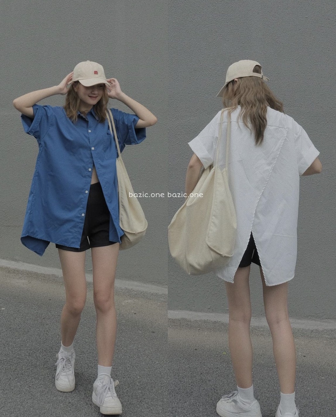 Áo sơ mi xẻ lưng