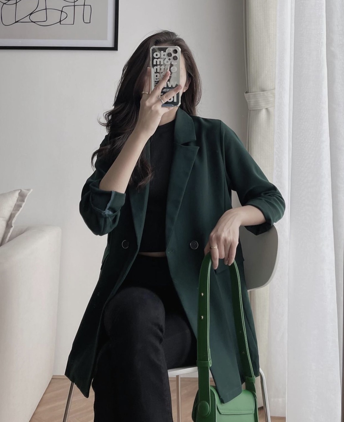 Áo Blazer Dài Tay 6082