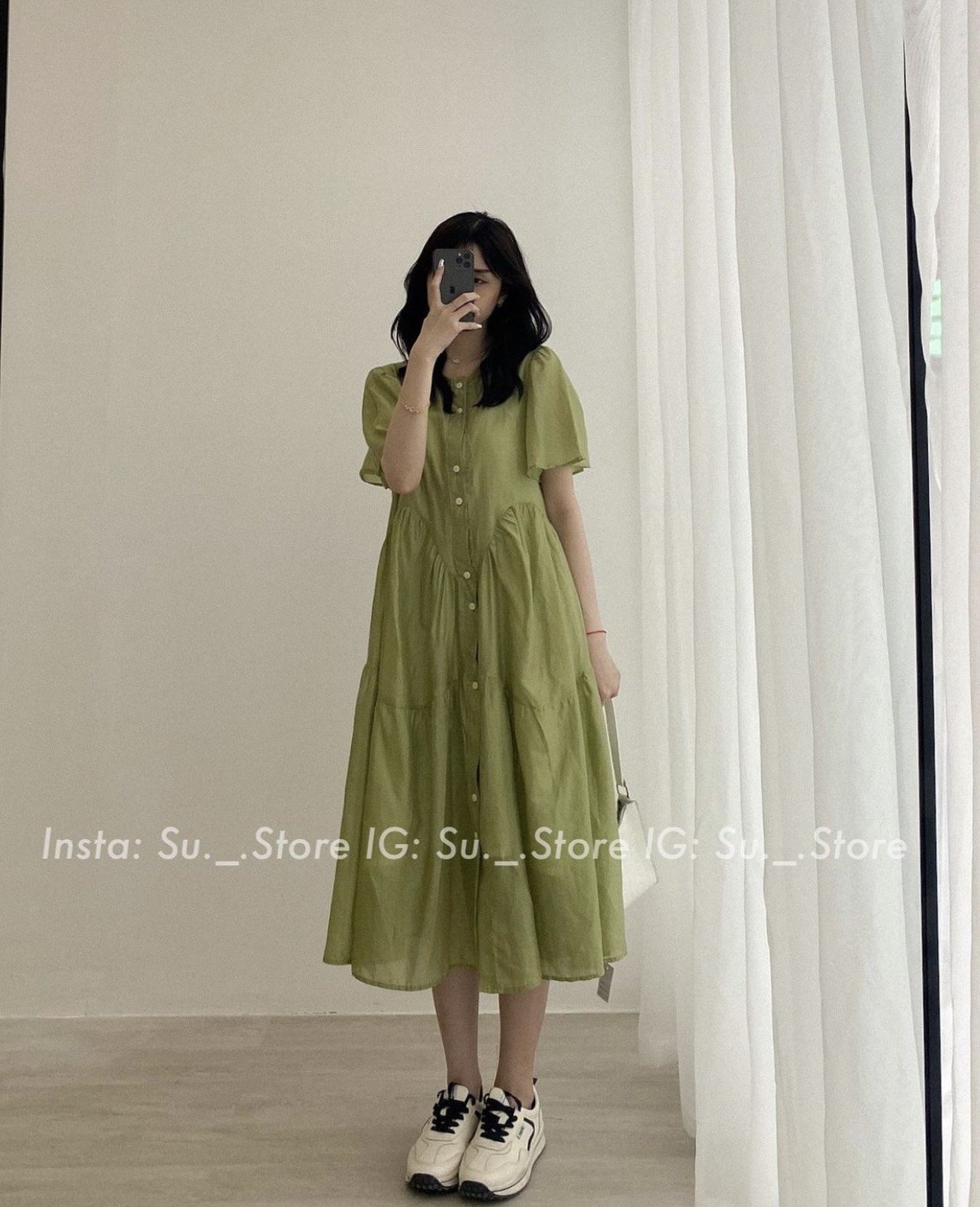 Set váy BBD tơ bèo tầng