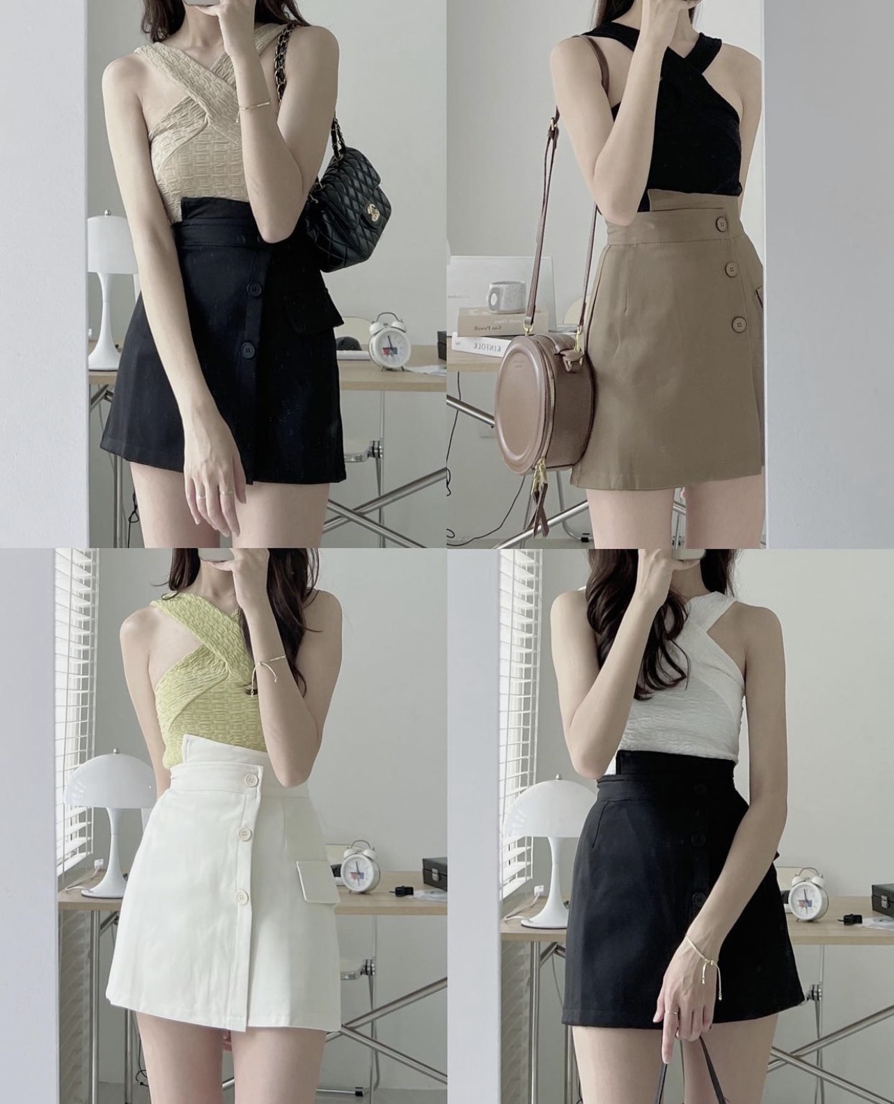 Áo xốp cổ chéo 8639