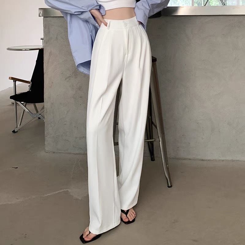 Quần suông 1 cúc lưng chun 220
