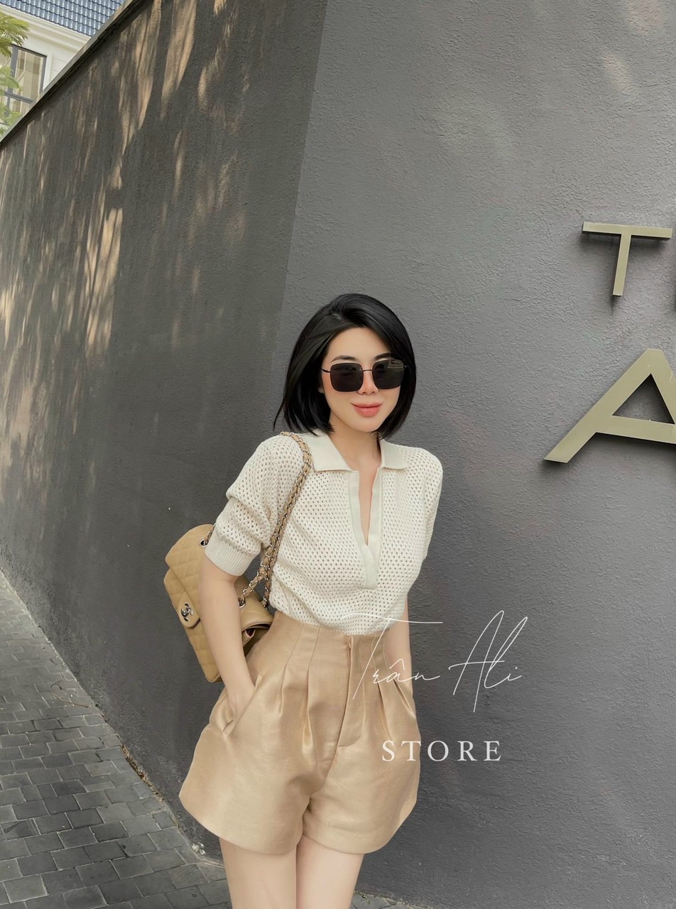 Áo len lỗ 
