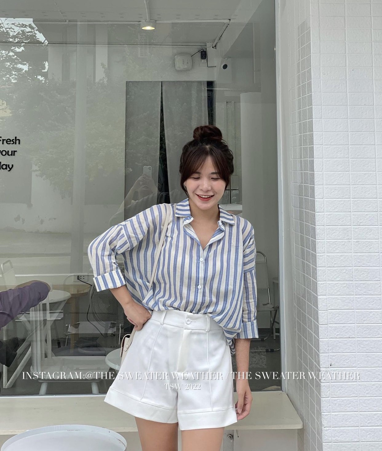 Sơ mi kẻ sọc mới 9068