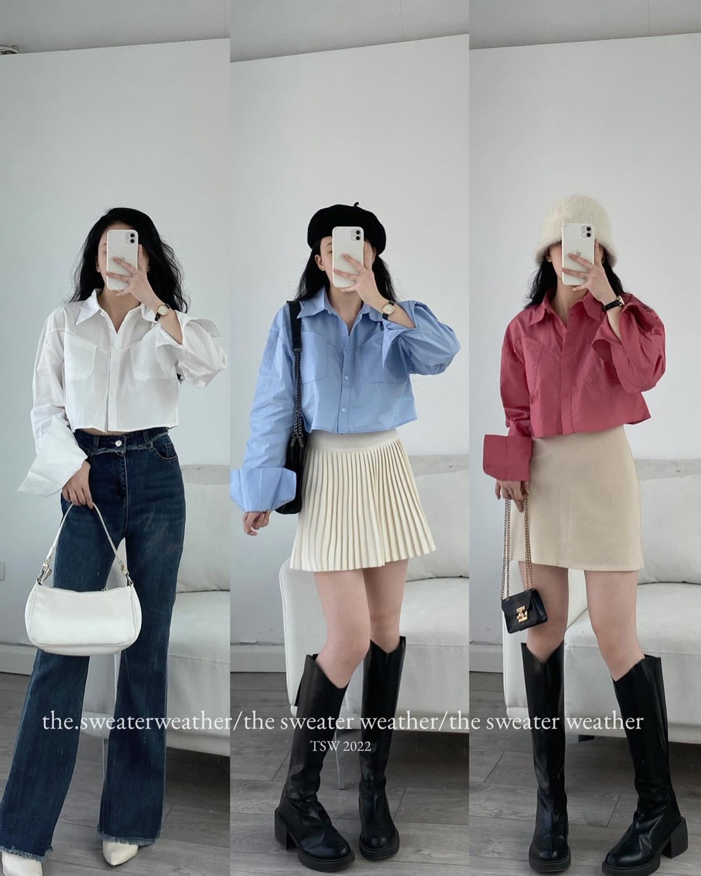 Sơ mi croptop SMCRT86127