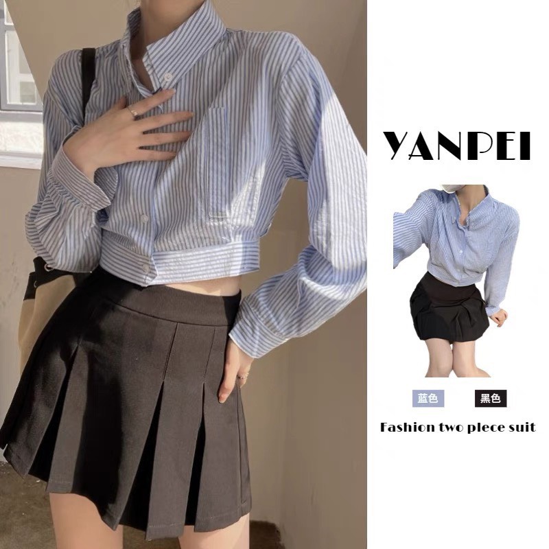 Áo sơ mi croptop  Somicrop1212