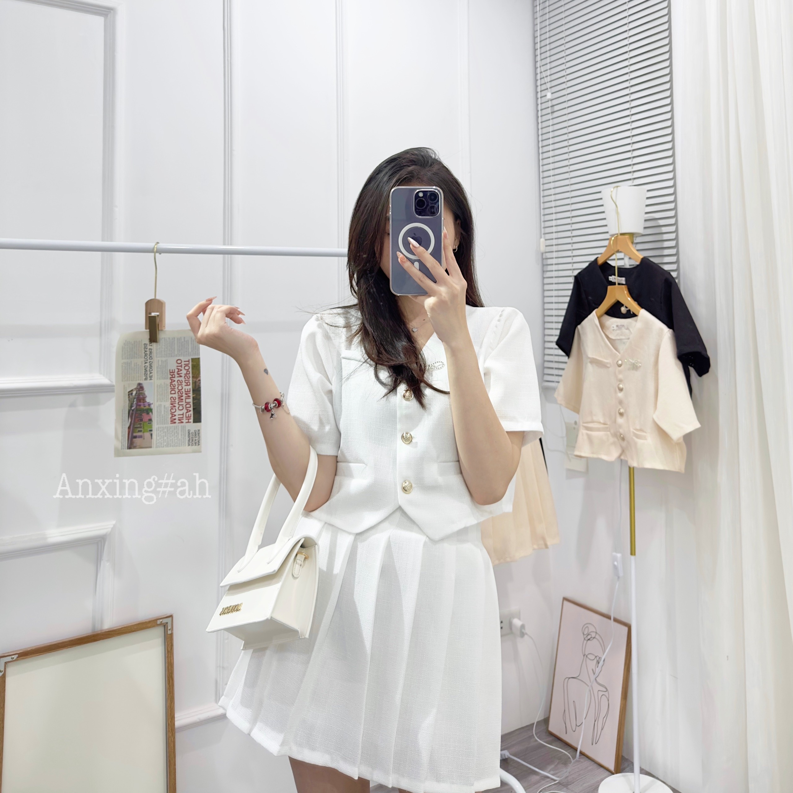 Set dạ kèm tag  Set005