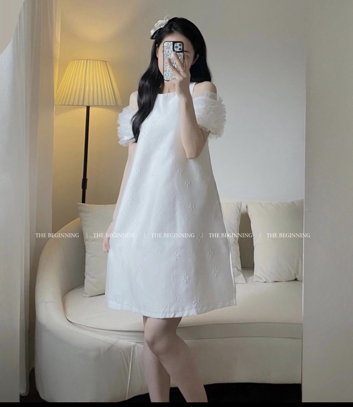  Váy gấm in nổi Vaygamphoiluoi268