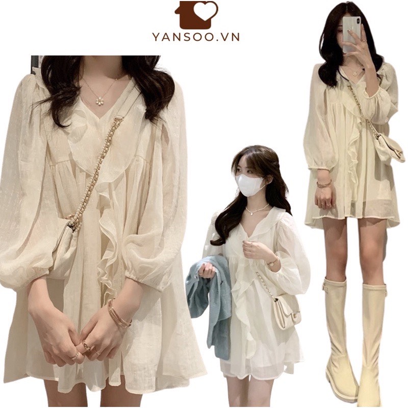  Váy babydoll bèo Vaybeo829