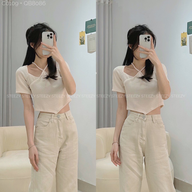 aoxopdaybuocco Áo xốp dây buộc cổ
