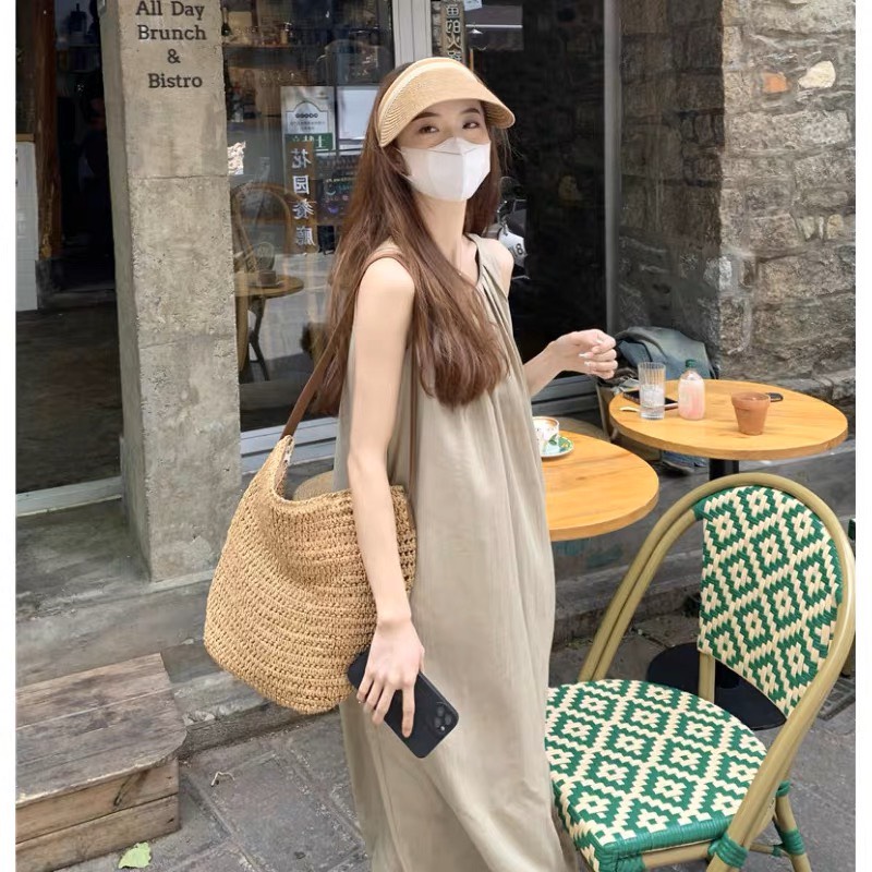 Mã D135/379 Váy babydoll xếp ly ngực chất xước nhật