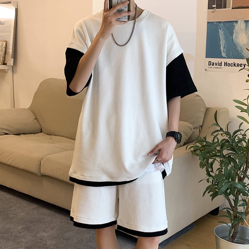 Bộ nam phối màu chất tổ ong