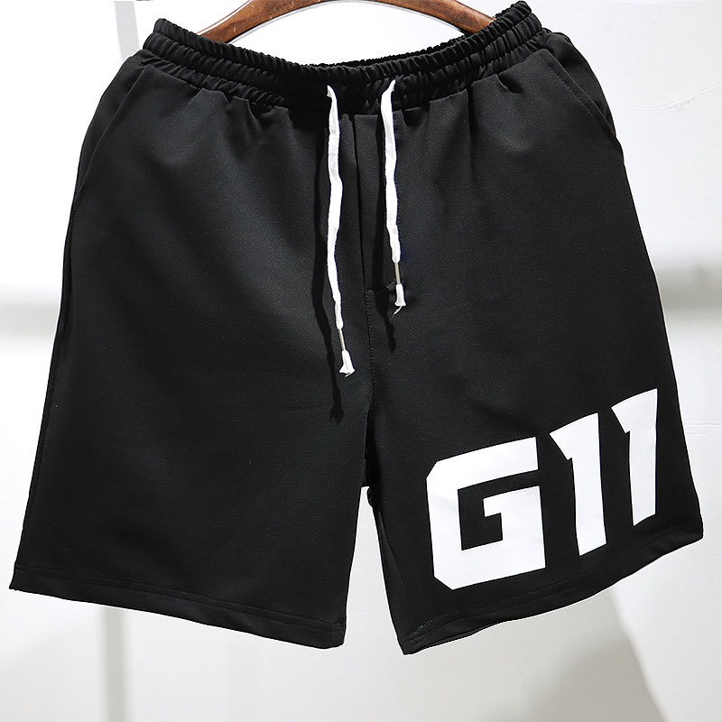 Quần short nam chất umi hàn, quần đùi cạp cao lưng thun dây rút G11
