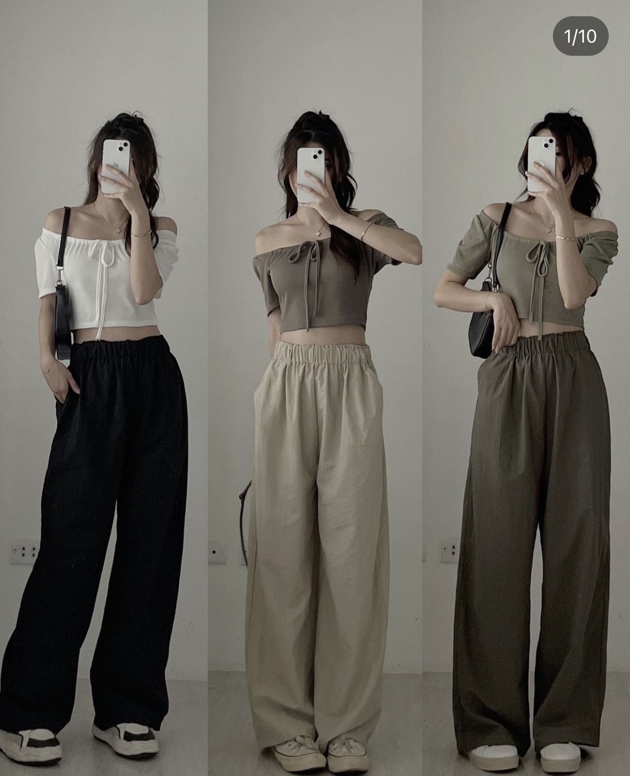 Áo dây rút ngực, chất tăm hàn siu mát, co giãn cực tốtt mix cùng quần, chân váy mã 190