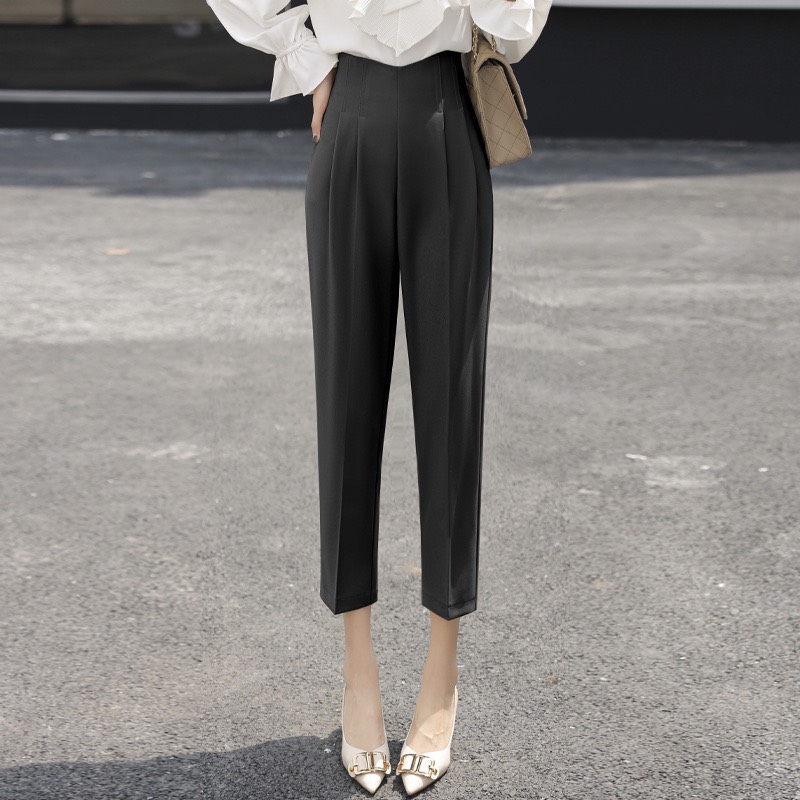 Quần baggy nữ lưng cạp cao đi làm, đi học  Quanbaggy8386 _P11K12