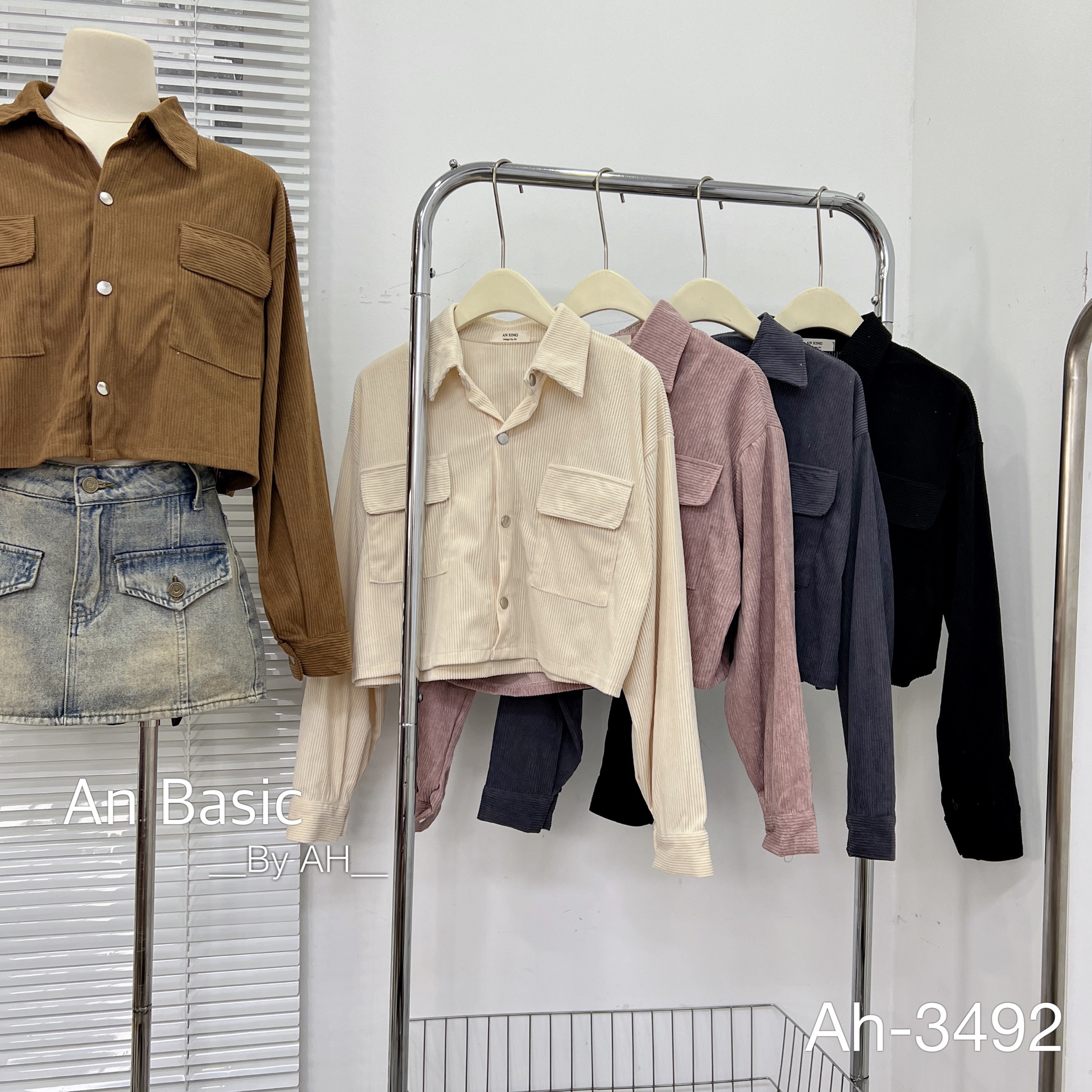 Áo nhung tăm croptop AoCRT2tui3492
