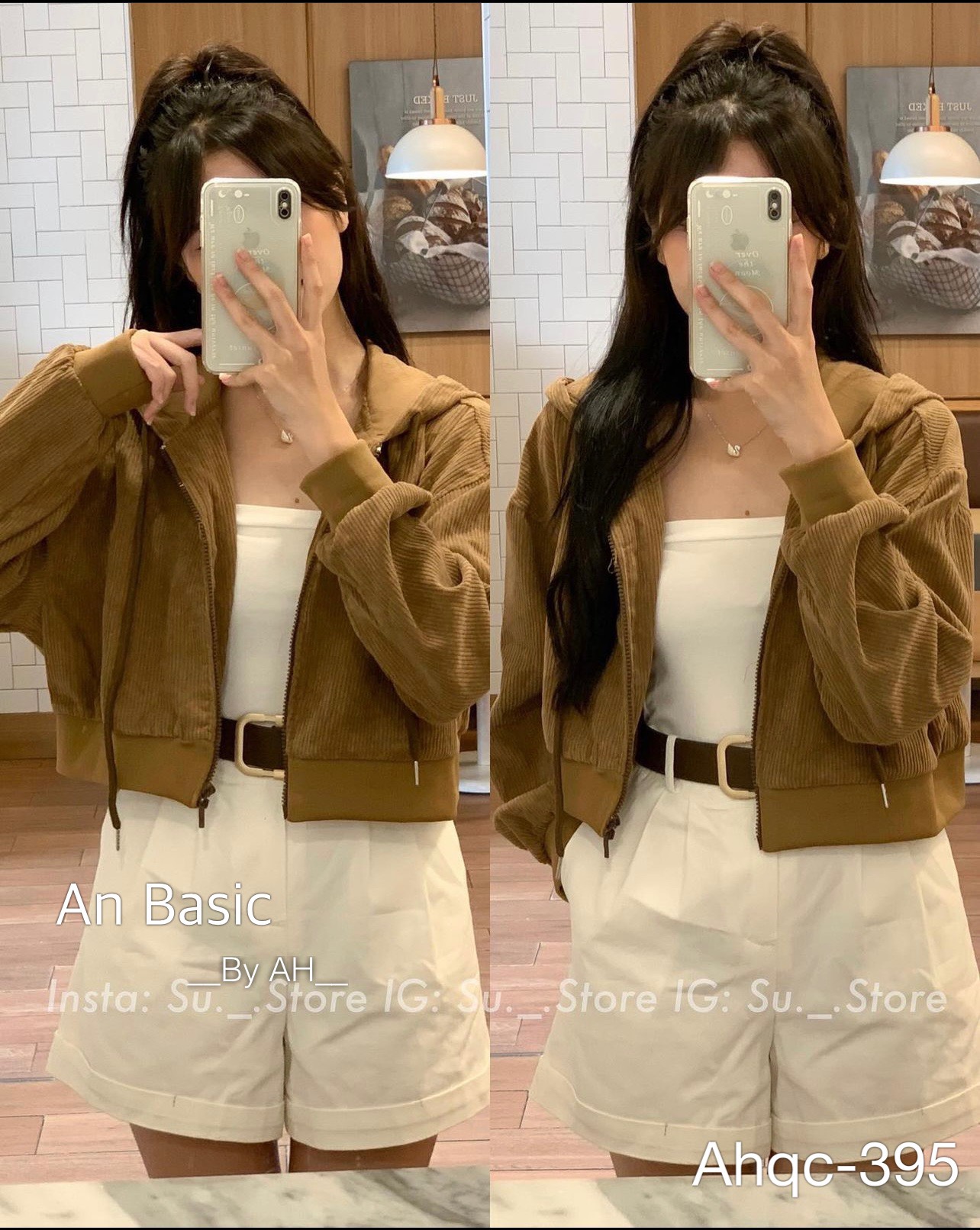 Áo khoác dáng croptop chất nhung tăm  Aokhoacnhungtam395