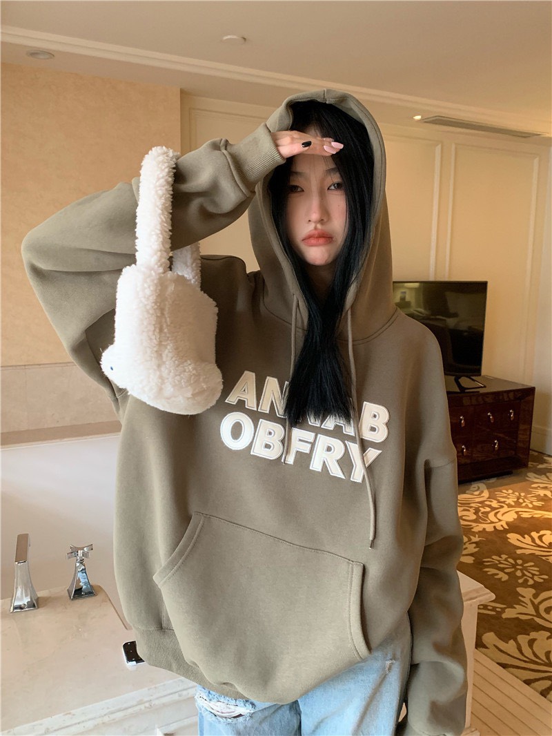 Áo hoodie có mũ AoANNAB