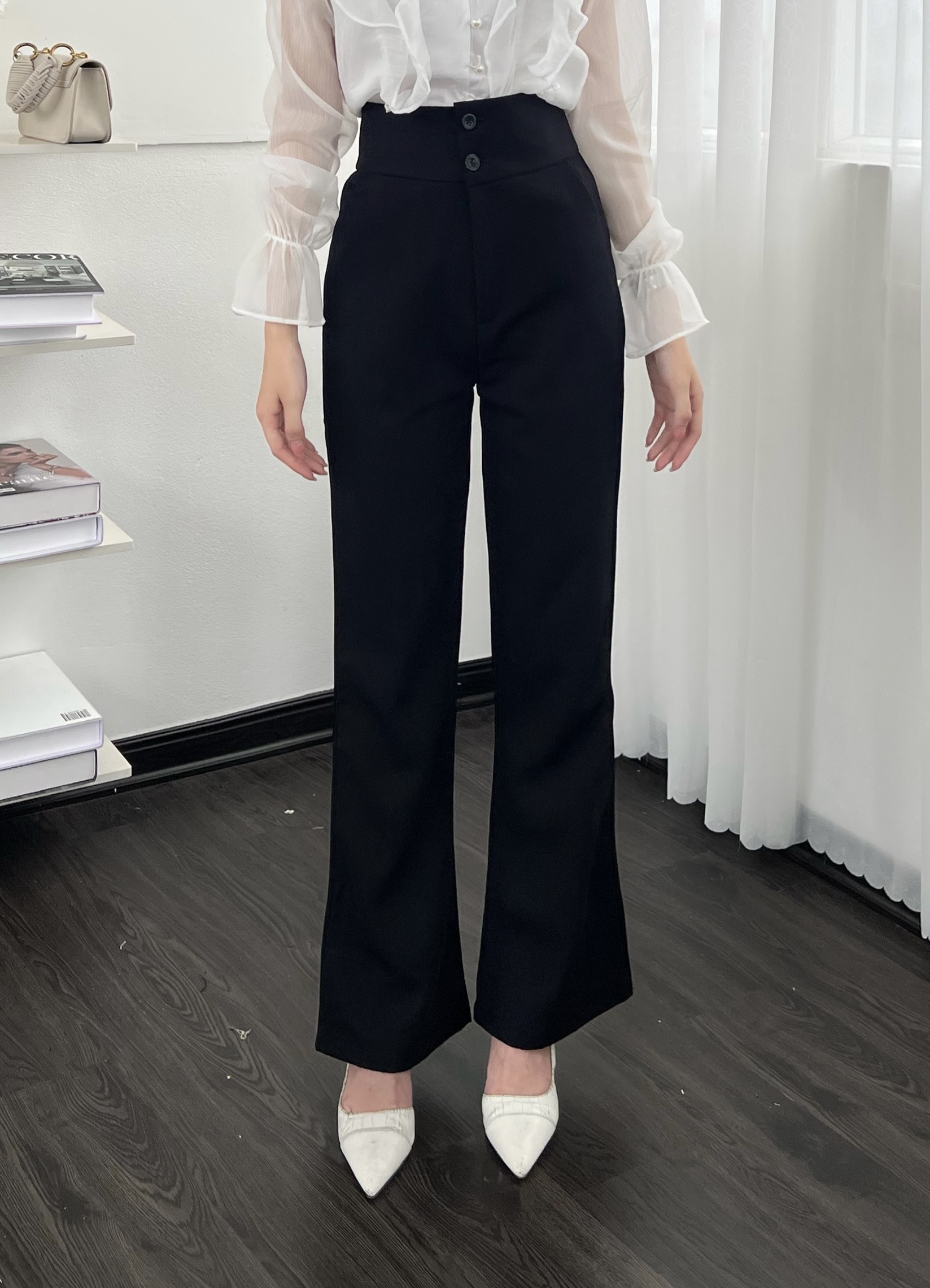 Quần Loe Dài 100cm 2 Cúc 501-102 - P0/K14