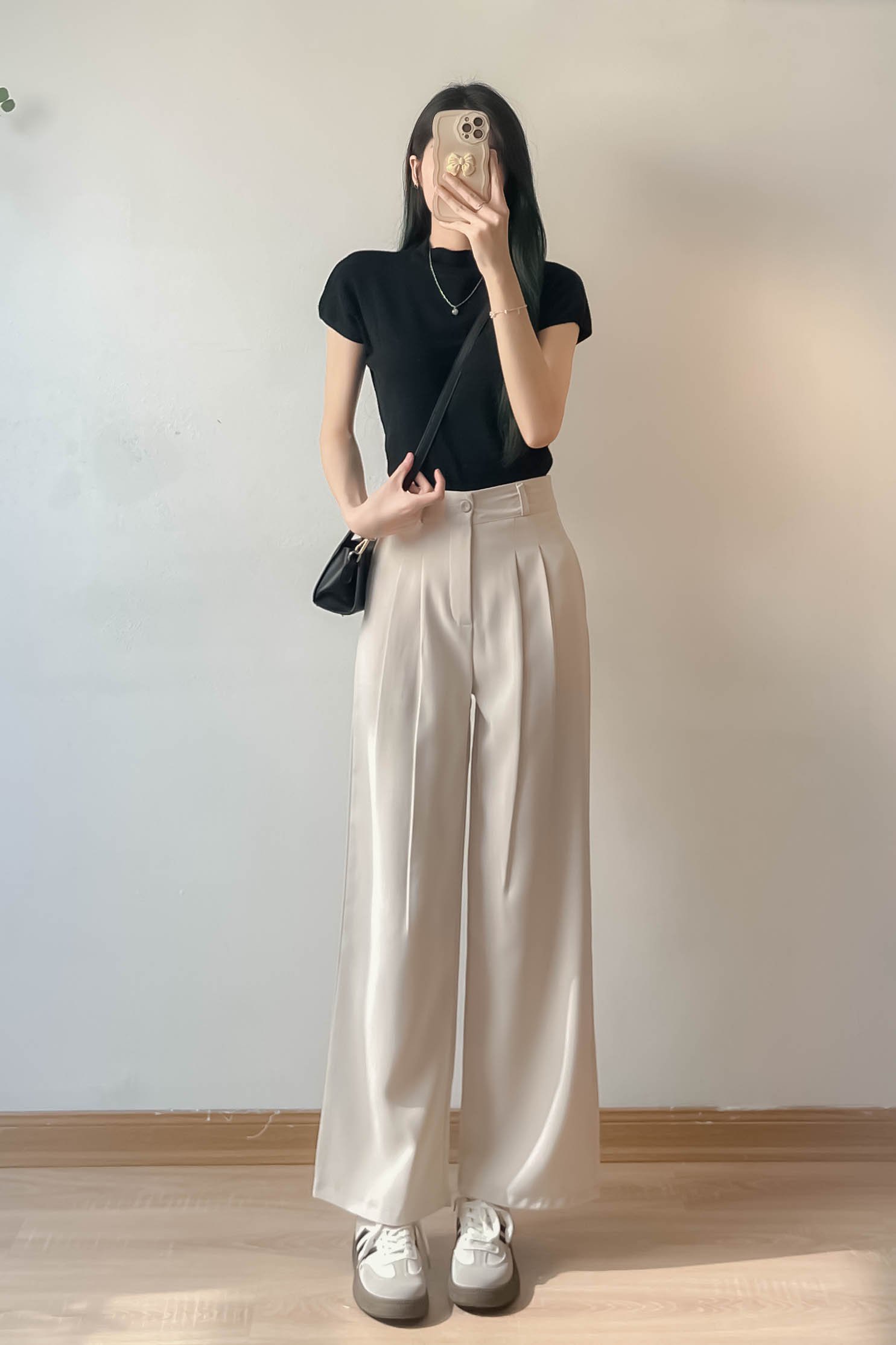 Quần ống suông cạp cao Quan929_ 
