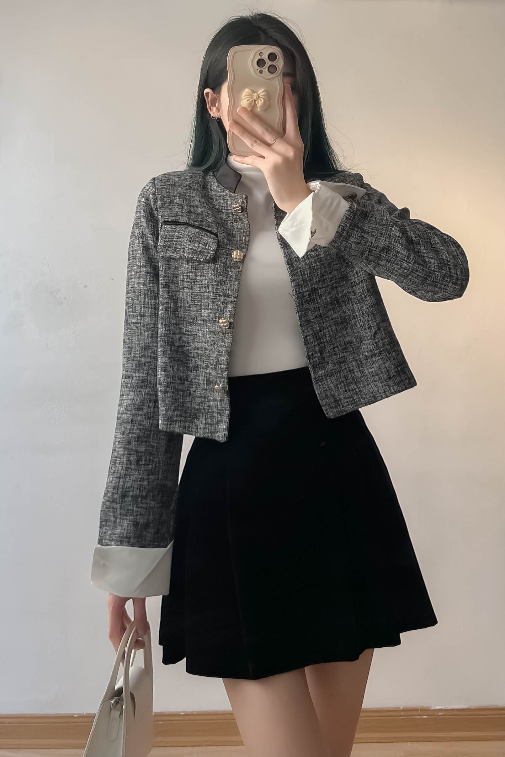 Áo Khoác Dạ Aokhoacdaphoitay649