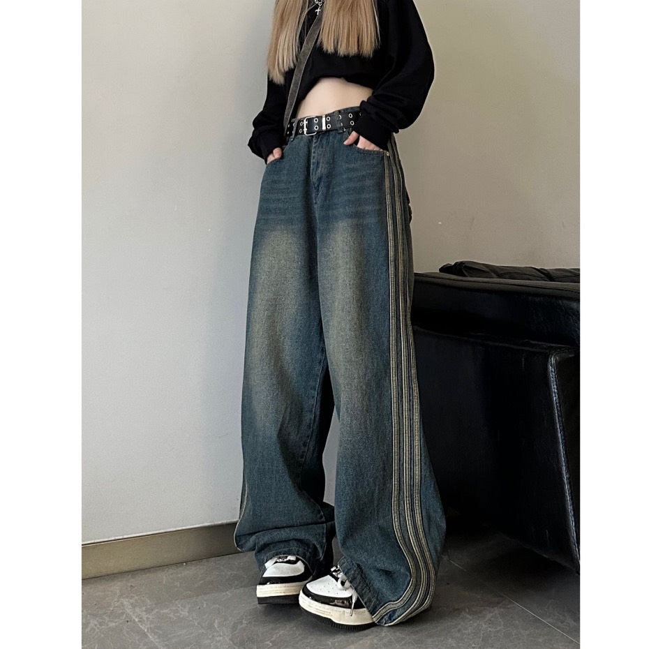 Quần Jeans ống rộng   QuanjeanJ707 