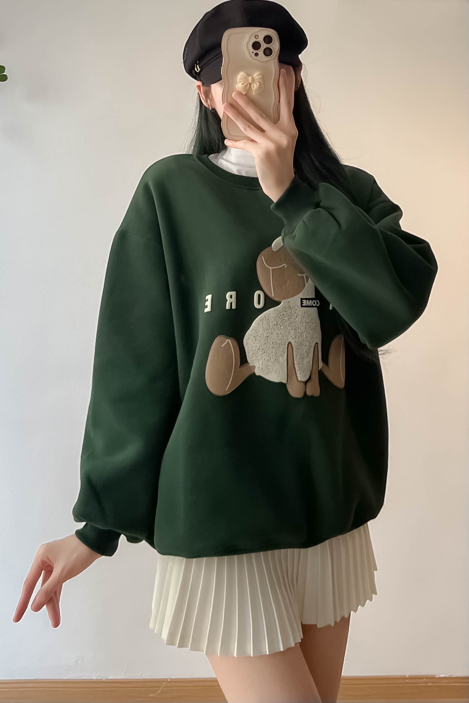 Áo nỉ cừu  Aonicuu1000 