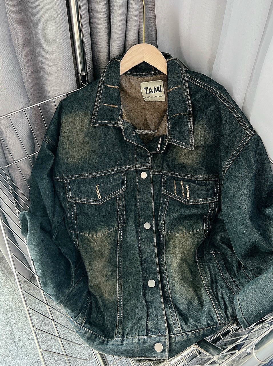 Áo khoác jean Nam Nữ  AokhoacjeanM48 
