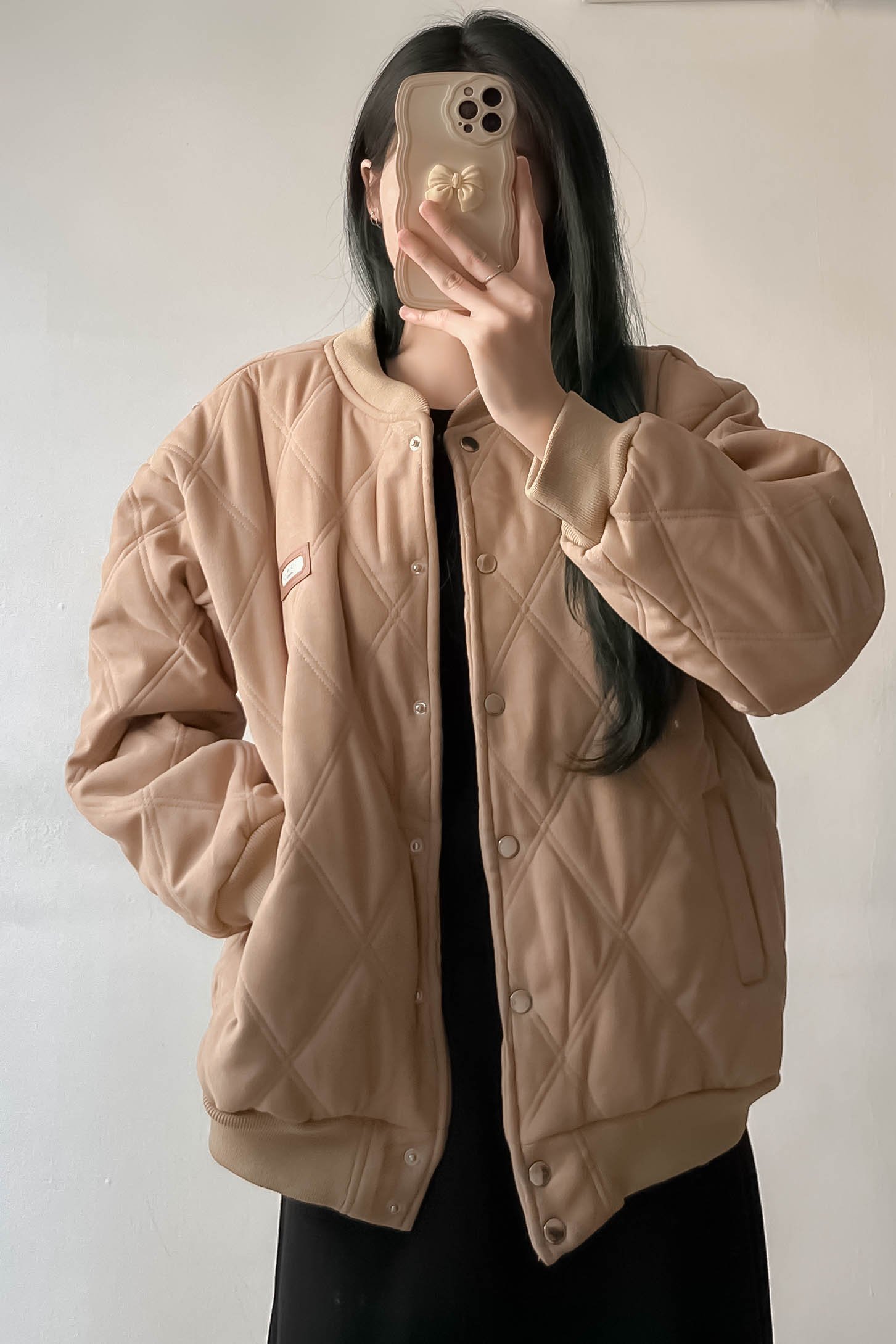 Áo bomber trần trám AokhoacB142 