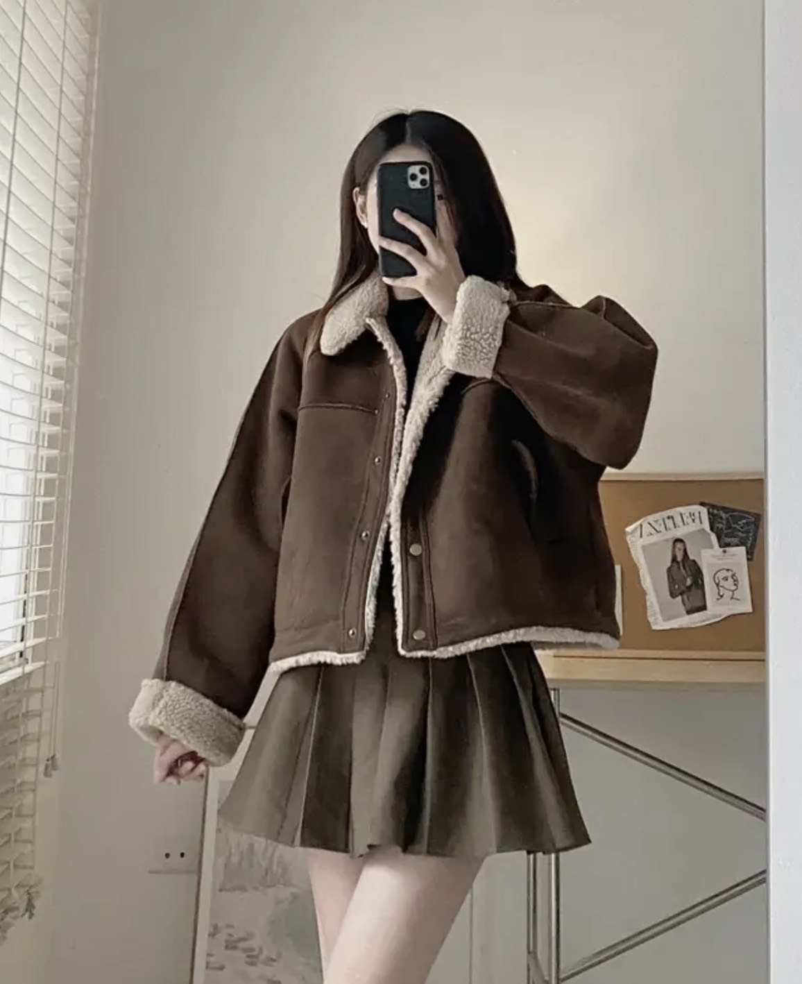 Áo khoác da lộn  Aokhoac3210