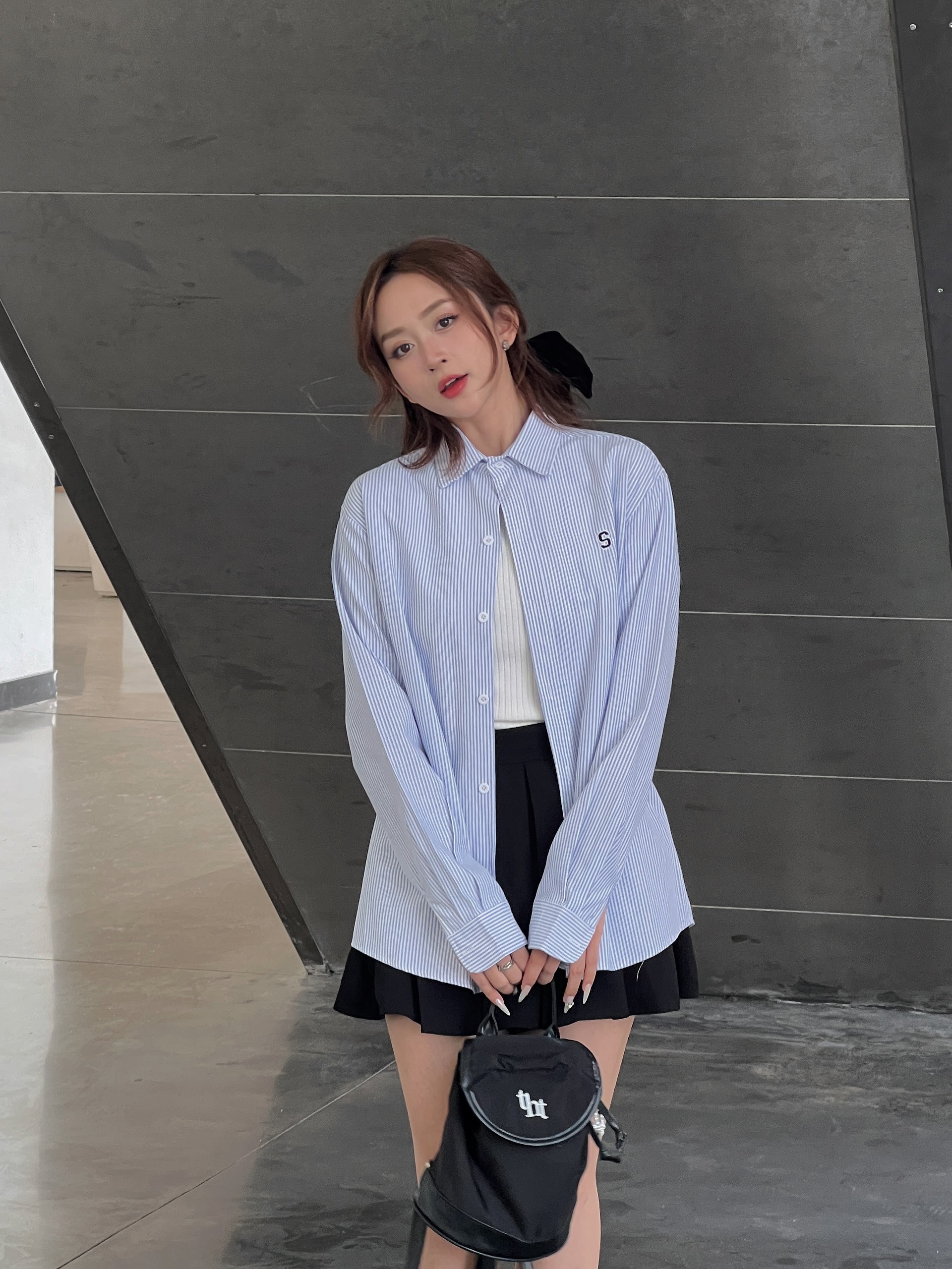 Áo sơ mi kẻ nam nữ Somike3071 