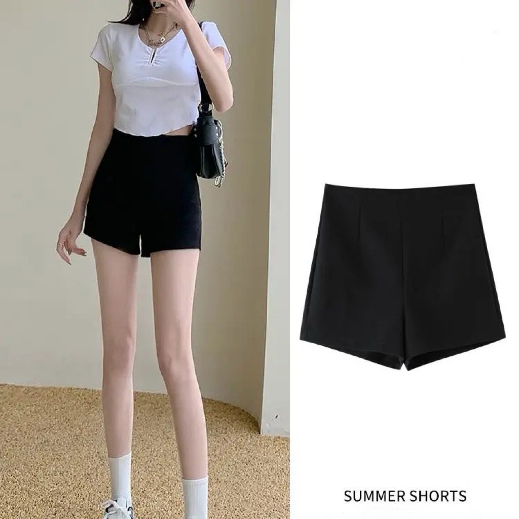 Quần short dance lưng cao co dãn Quan516 