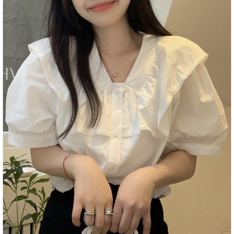 Áo kiểu cổ bèo  Ao069 
