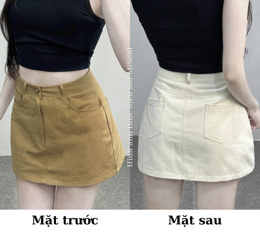 Chân váy kaki chữ a CVKaki6674