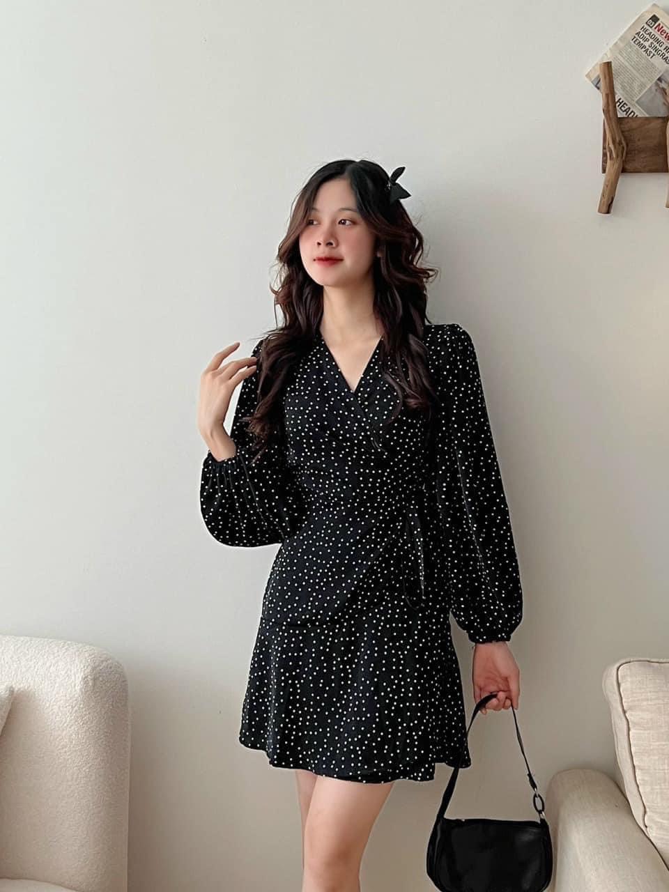 Váy chấm bi Vaychambi1230