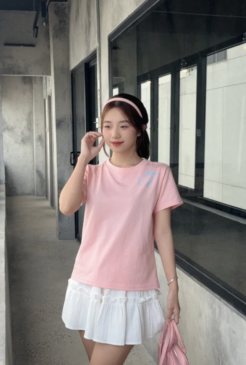 áo babytee in nơ Bbt24410