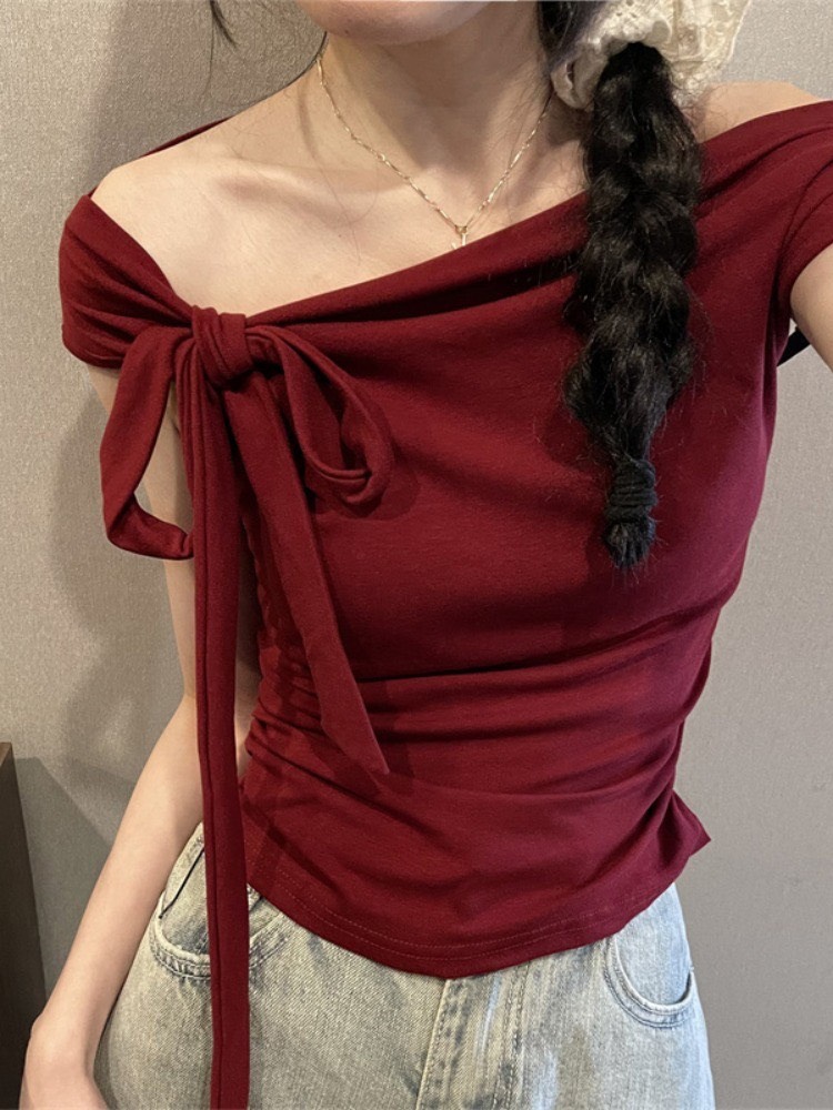 Áo trễ vai kèm dây Aotrevaikemday295